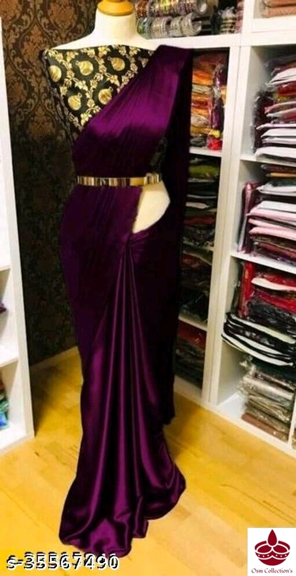 Satin Saree