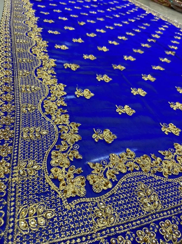 Stone Work Heavy Saree