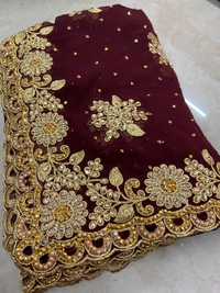 Stone Work Heavy Saree
