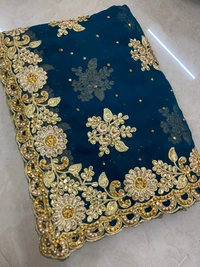 Stone Work Heavy Saree