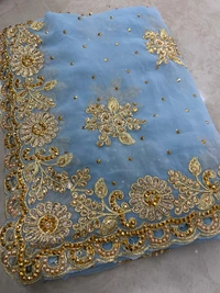 Stone Work Heavy Saree