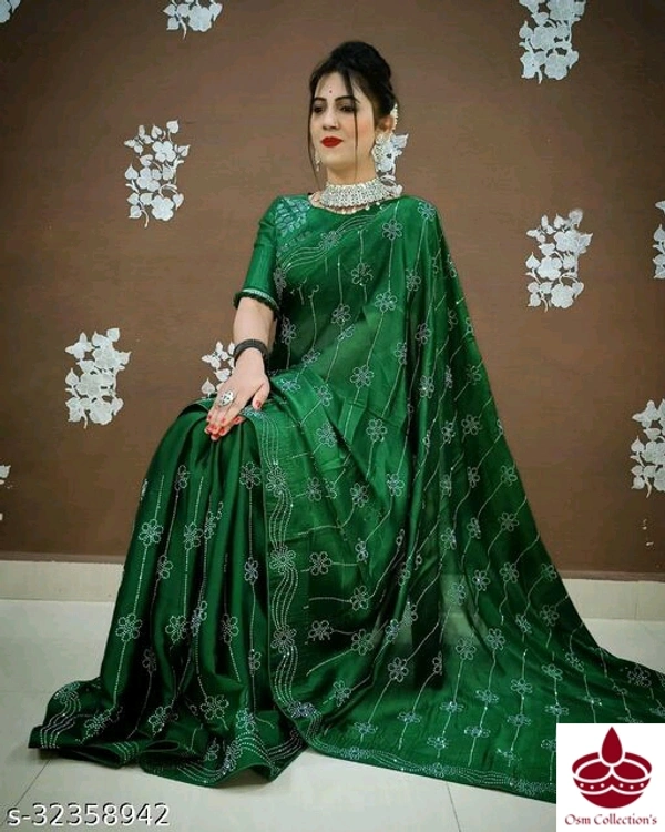 Stone Work Saree