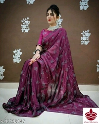 Stone Work Saree