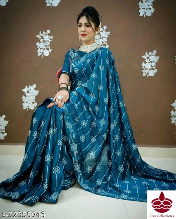 Stone Work Saree