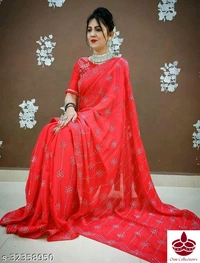 Stone Work Saree