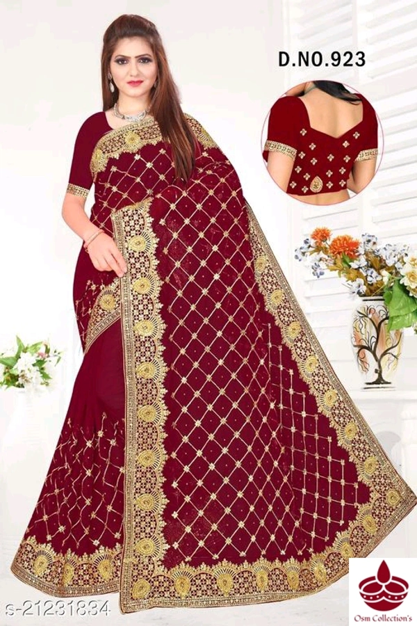 Heavy Work Saree