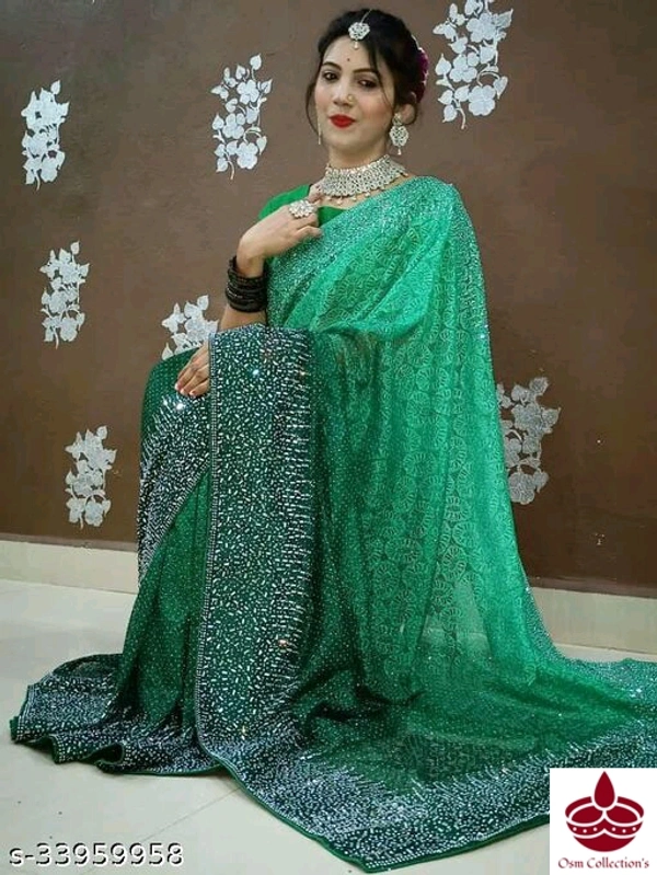 Heavy Border Saree