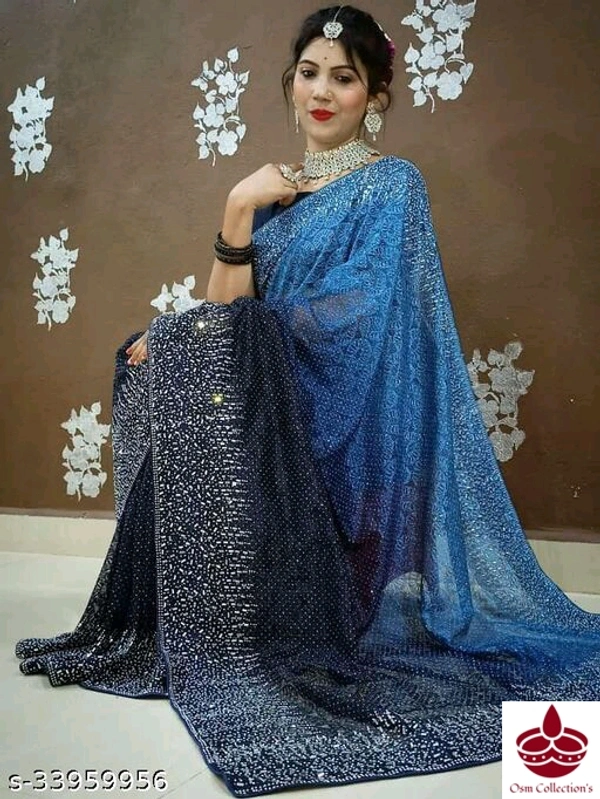 Heavy Border Saree