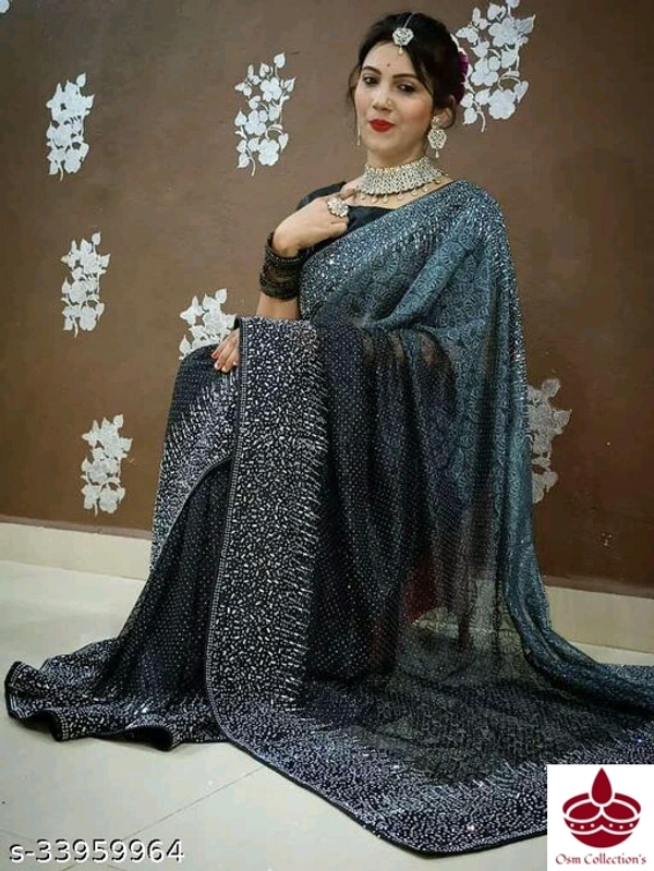 Heavy Border Saree
