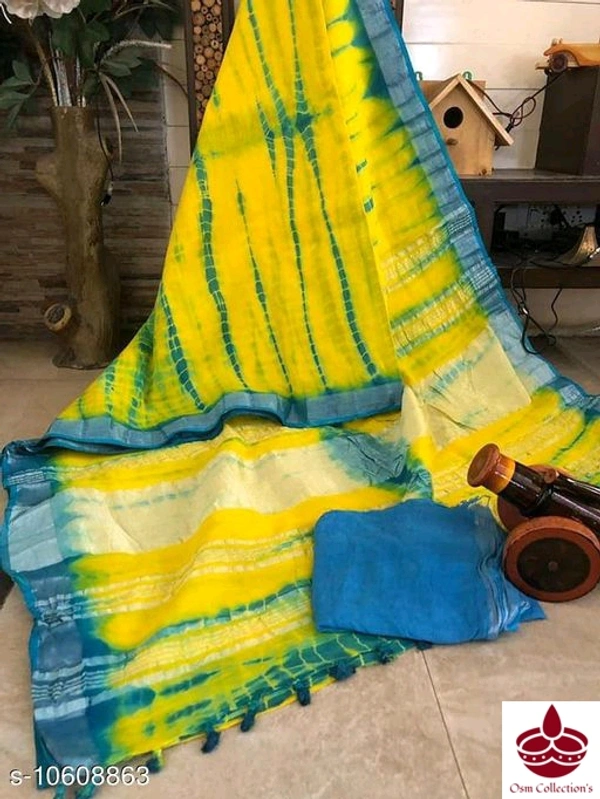 Cotton Lilen Saree