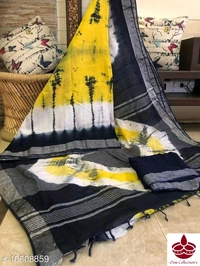 Cotton Lilen Saree