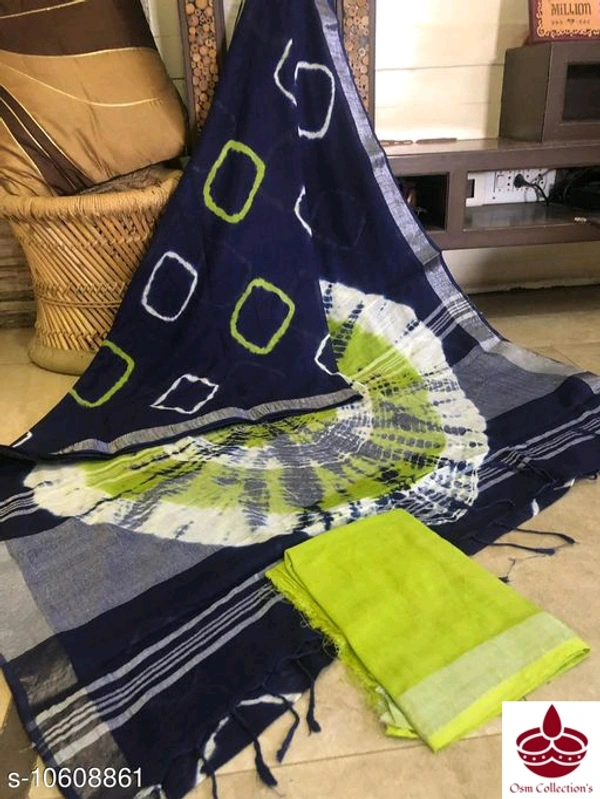 Cotton Lilen Saree