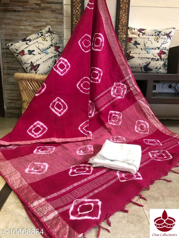 Cotton Lilen Saree