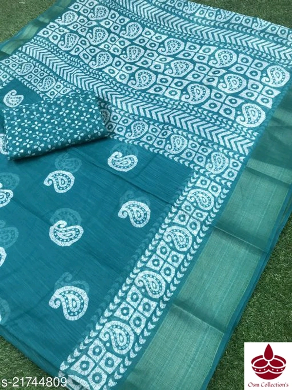 Cotton Lilen Saree