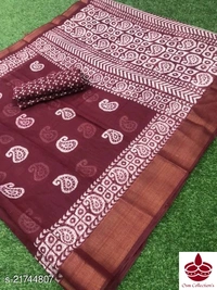 Cotton Lilen Saree