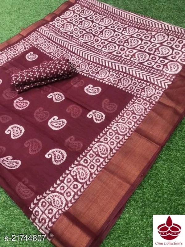 Cotton Lilen Saree
