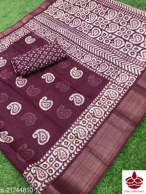 Cotton Lilen Saree