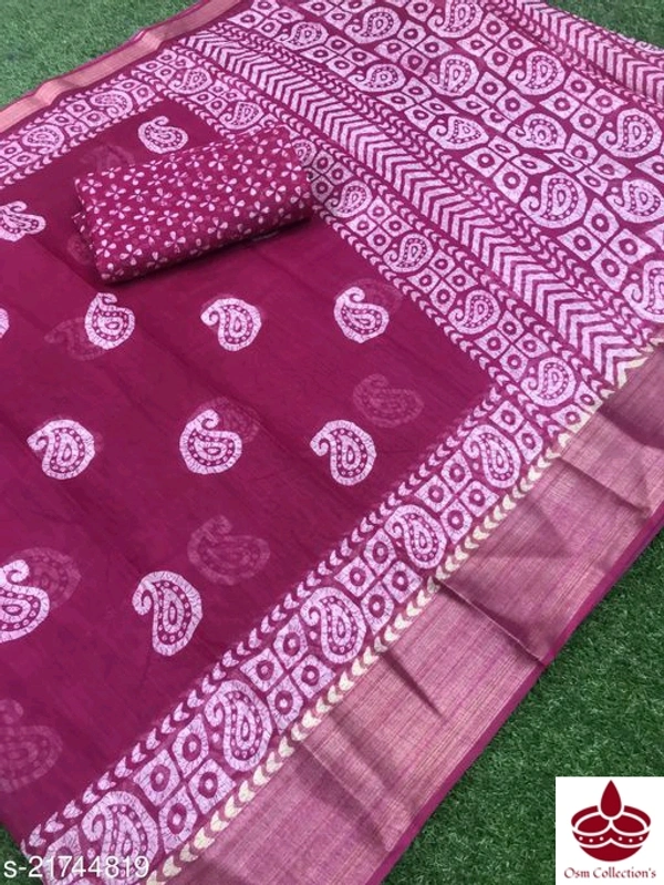 Cotton Lilen Saree