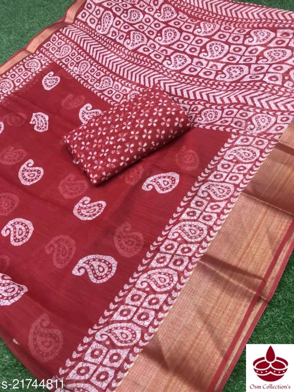 Cotton Lilen Saree