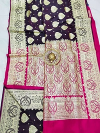 Satin Bantasi Saree