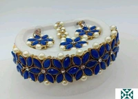 Women Naclace Set  - Blue, free size