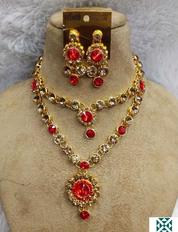 Women Jewellery - red, free size
