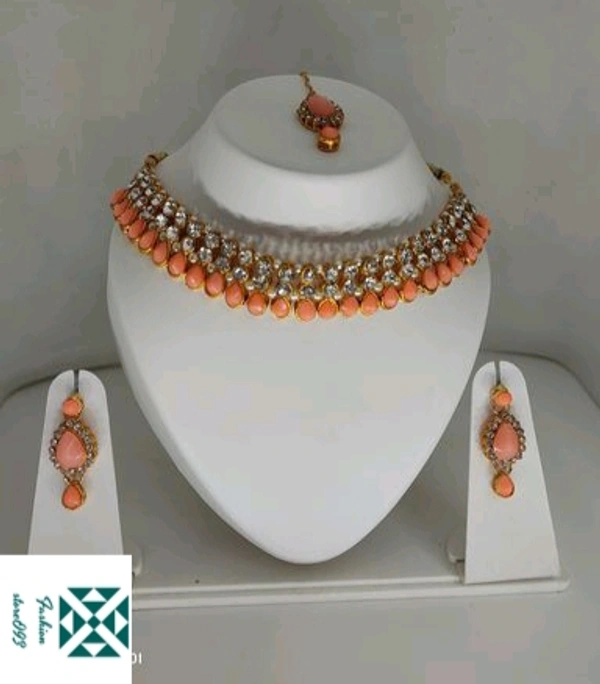 Women Jewellery - orange, free size