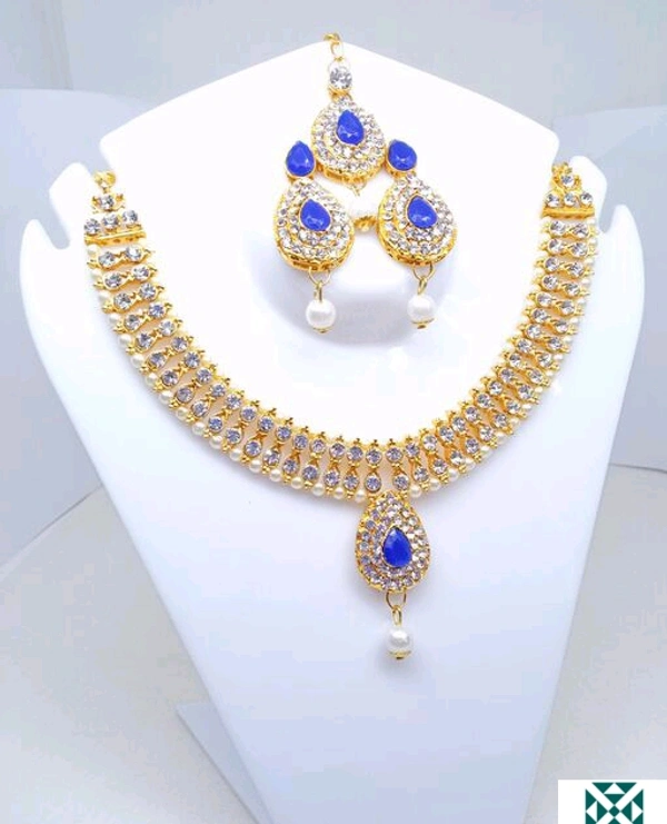 Women Jewellery - blue, free size