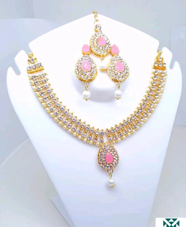 Women Jewellery - light pink, free size
