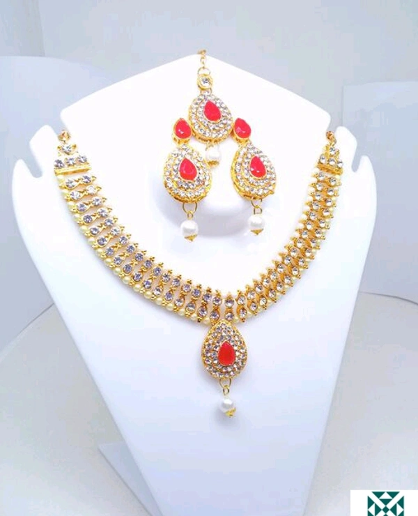 Women Jewellery - red, free size