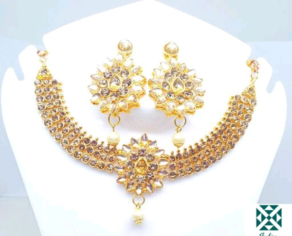 Women Jewellery - golden, white, free size