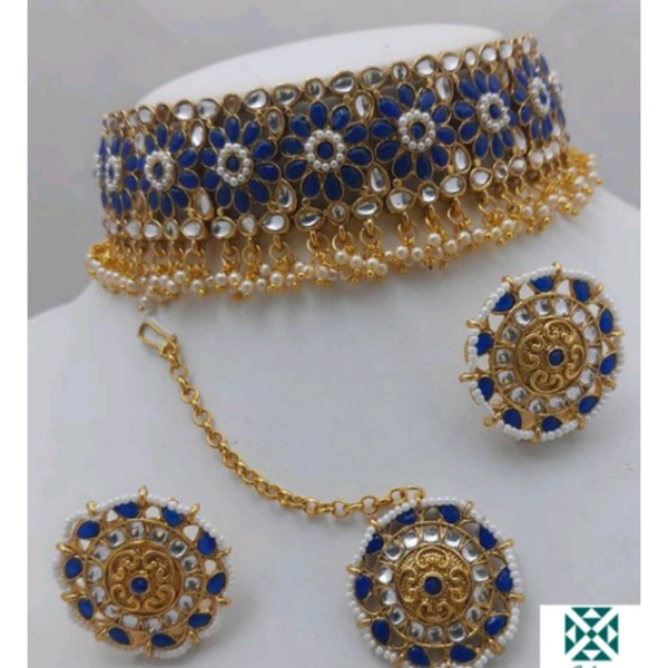 Women Jewellery - blue, free size