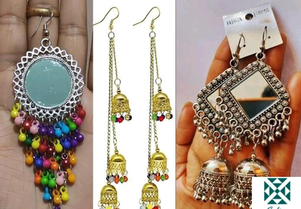 Combo Earrings 🥳 - multiple, golden, free size
