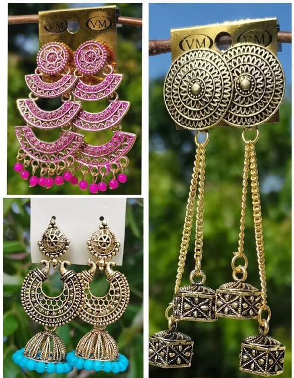 Combo Earrings 🥳 - multiple, free size