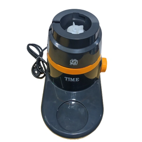 time mixer grinder - black and orange, 2 ench moter