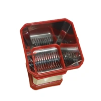 italica chilli cutter - steel and red