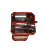 italica chilli cutter - steel and red