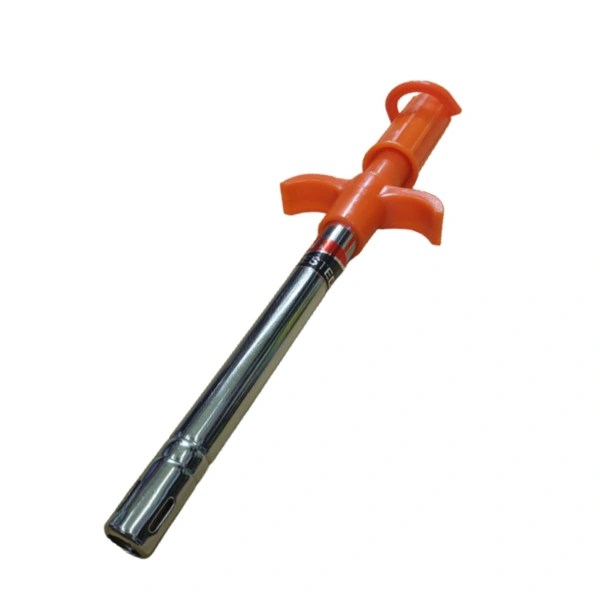 metro kitchen lighter - orenge and steel