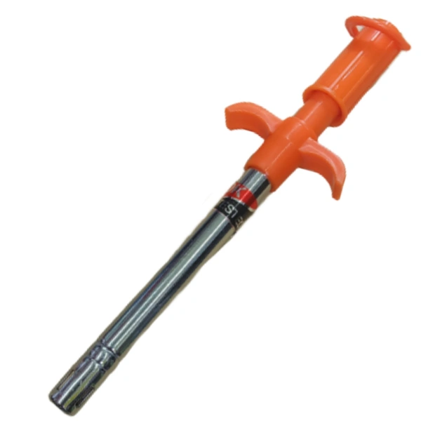 metro kitchen lighter - orenge and steel