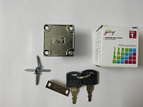 Godrej Popular Multi Lock Product Code 8000 - silver, regular