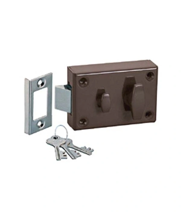 Godrej Night Latch Outside - brown