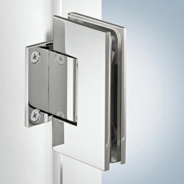 Ocean Wall To Glass Shower Hinges - brush nickel (BN), zinc alloy