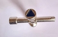 Royal 4way Panel Key - nickel plated
