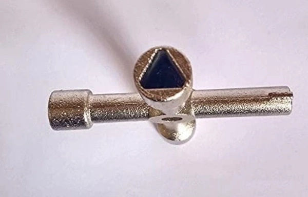 Royal 4way Panel Key - nickel plated