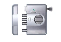 YALE CBR-Cinco 500,Latch & DeadBolt Main Door Lock, Knob Inside - silver, Dimple key