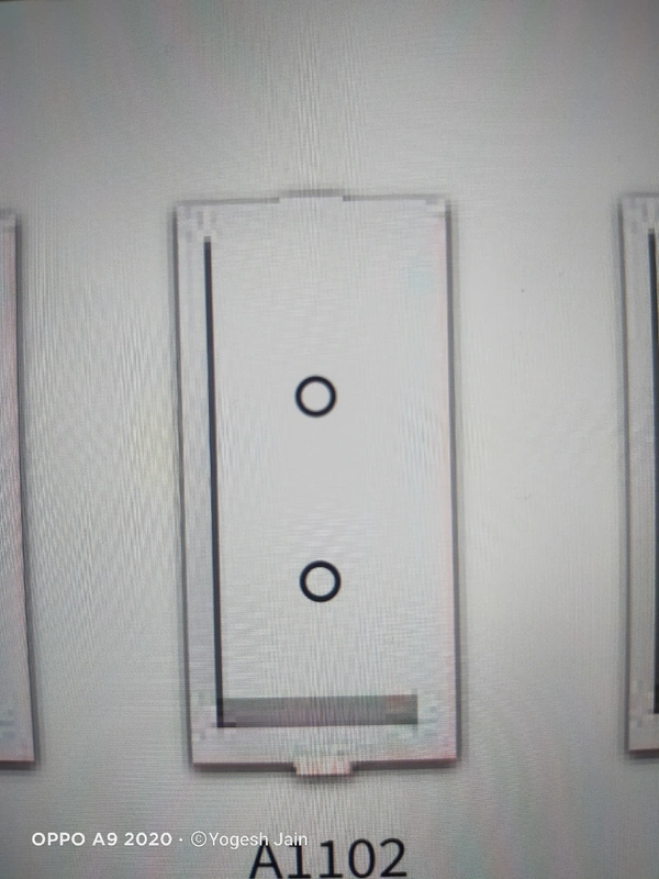 Pooja Aroma 6amp 2way Switch  - white