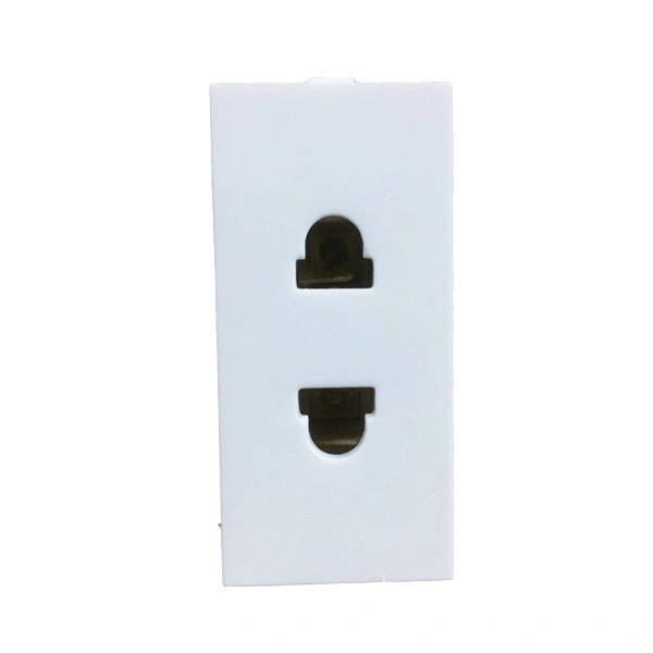 Pooja Aroma 2pin Socket - white