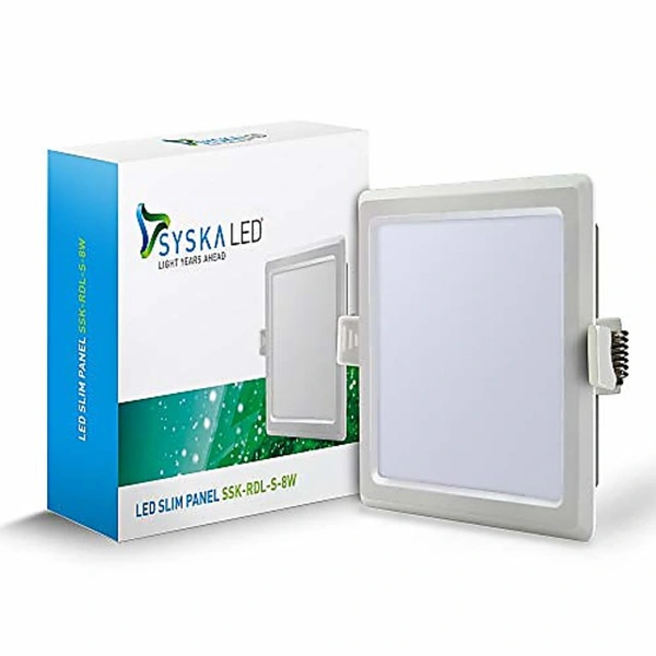 Syska  SSK-RDL-S-20W - white, 210x210 cutout, 2Year guarantee