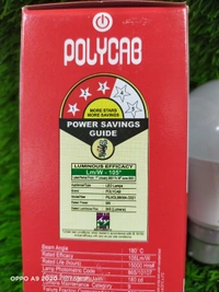Polycab  9W POLYCAB LED BULB  - White, 9w