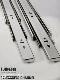 LOGO  Telescopic Channel Premium Series  - Black, 14", Fitting For Future
